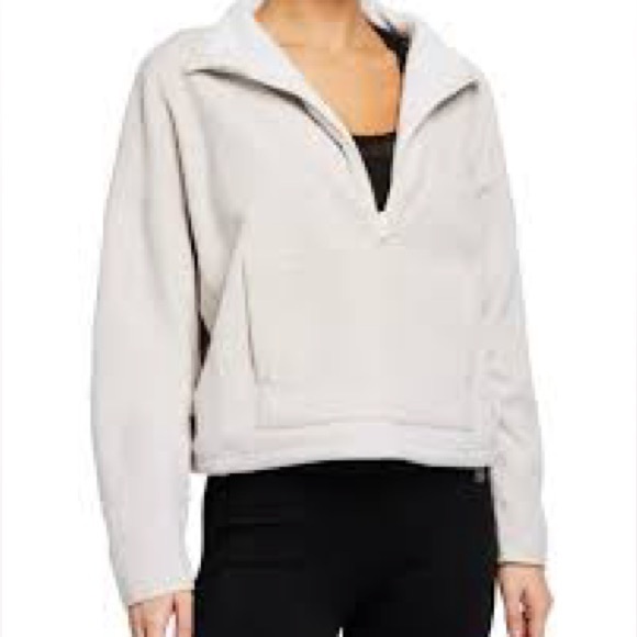 Alo cropped fleece quarter zip reversible - Picture 1 of 8